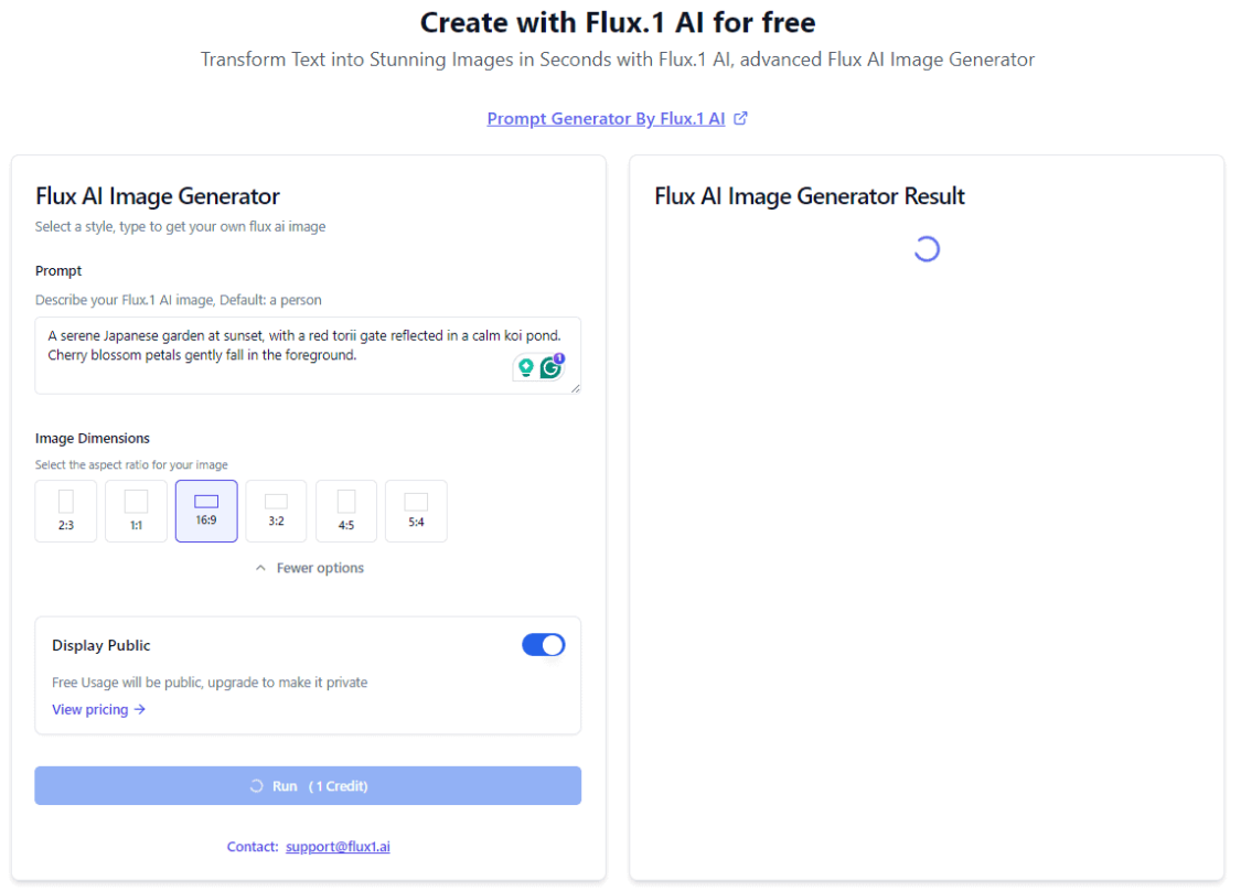 FLUX.1使用方法详细教程指南，无需登录就可使用