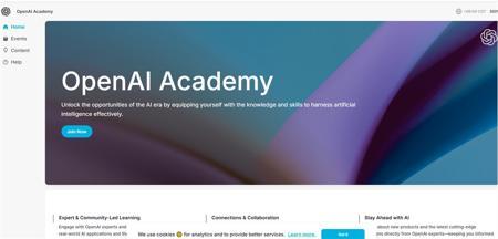 OpenAI 悄悄上线 OpenAI 学院,免费提供 AI 教育资源