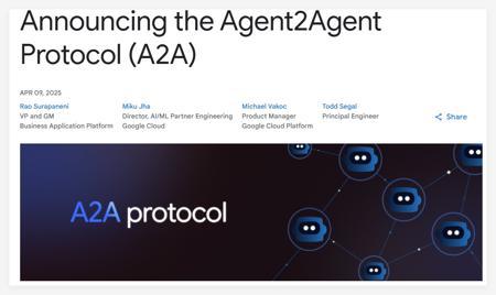 AI Agent巨变！谷歌重磅发布开源A2A协议，实现智能体间的自由“对话”