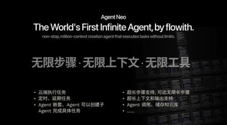 Flowith NEO发布!全球首款无限步骤、上下文与工具的AI Agent