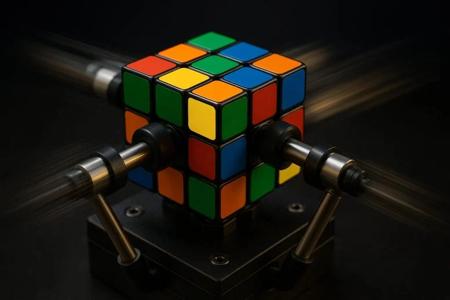 0.103 秒!全球最快魔方机器人问世,解魔方比眨眼还快