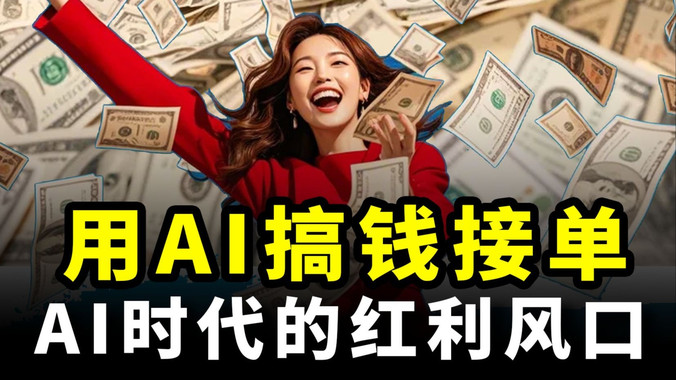 B站最全!AI变现最强指南!十种超全AI变现方式,普通人也能轻松驾驭,总有一种适合你!让你躺平也能轻轻松松月入上万!
