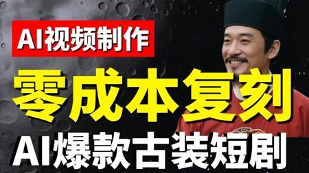 【爆款短剧】AI古装爆款短剧零成本制作，疯狂吸粉，手把手教你如何制作！