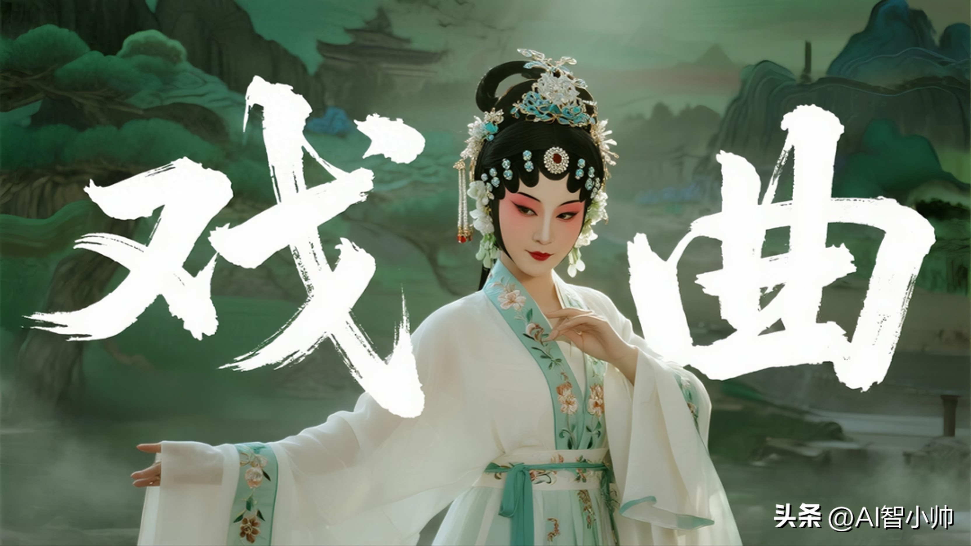 素装秒变戏服 + 翩跹舞蹈!AI 全流程教程，从描眉画眼到水袖翻飞