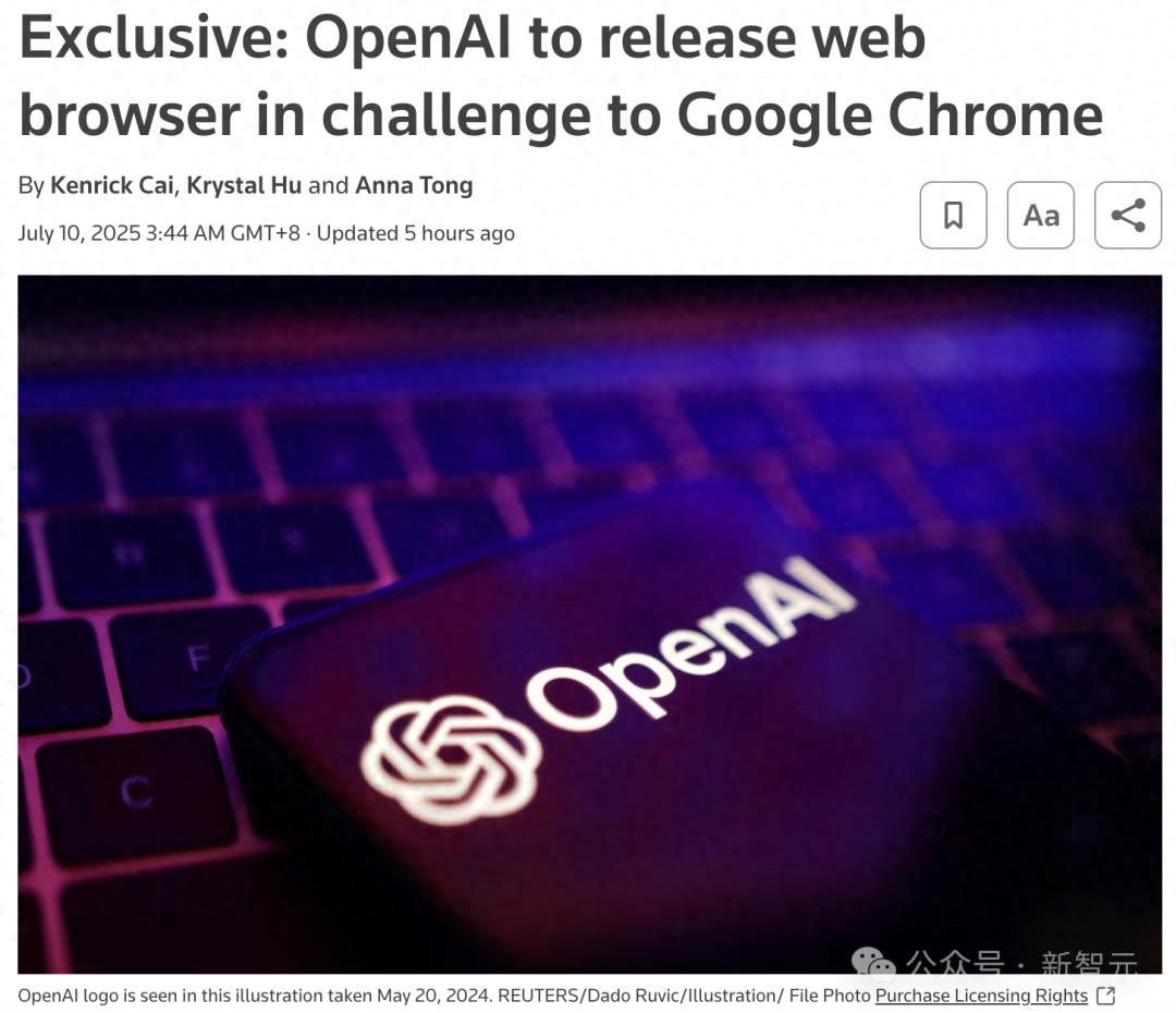 藏在浏览器背后25年的男人被奥特曼找到了！OpenAI剑指Chrome霸权