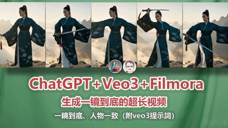 揭秘VEO 3隐藏玩法：用JSON提示词+图生视频，轻松实现电影级“一镜到底”AI大片！