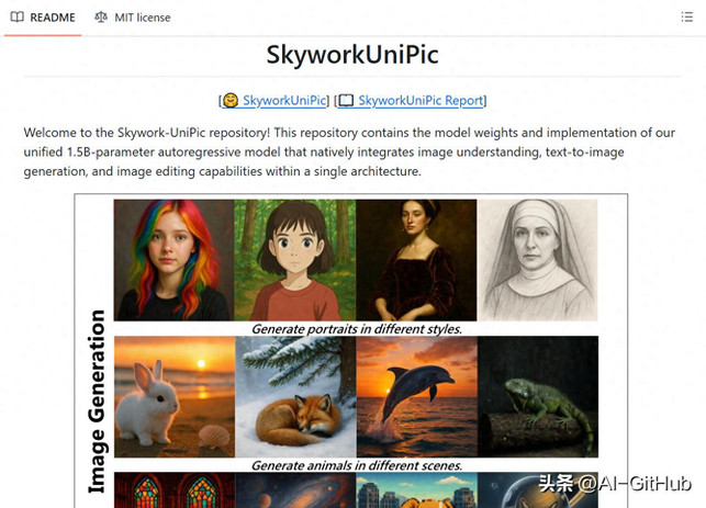 昆仑万维开源Skywork UniPic！图像理解、生成与编辑全能力统一！