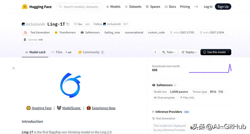 蚂蚁开源万亿参数语言模型Ling-1T，更快更强的推理能力！